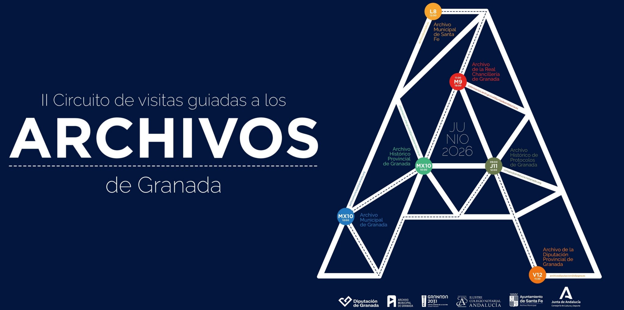 Semana Internacional de los Archivos 2026 en el Archivo de la Real Chancillería de Granada (ARCHGR)
